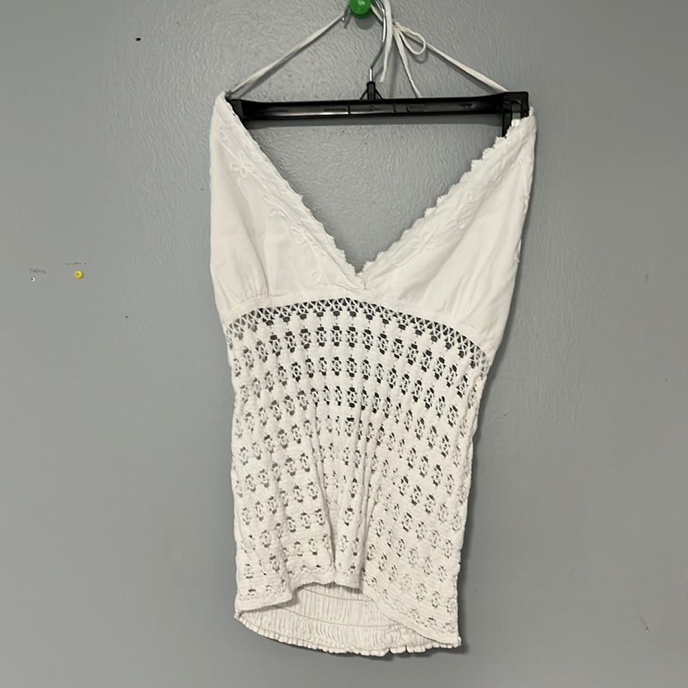 Never worn with tags. Large very cute halter top. 100% cotton made in Peru.